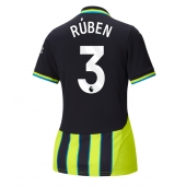 Manchester City Ruben Dias #3 Replika Bortedrakt Dame 2024-25 Kortermet