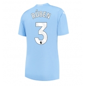 Manchester City Ruben Dias #3 Replika Hjemmedrakt Dame 2023-24 Kortermet