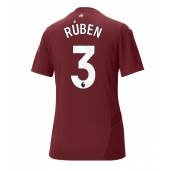 Manchester City Ruben Dias #3 Replika Tredjedrakt Dame 2024-25 Kortermet