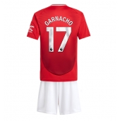 Manchester United Alejandro Garnacho #17 Replika Hjemmedrakt Barn 2024-25 Kortermet (+ bukser)