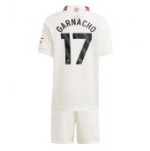 Manchester United Alejandro Garnacho #17 Replika Tredjedrakt Barn 2023-24 Kortermet (+ bukser)