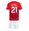 Manchester United Antony #21 Replika Hjemmedrakt Barn 2024-25 Kortermet (+ bukser)