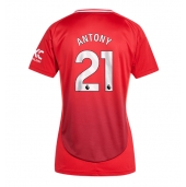 Manchester United Antony #21 Replika Hjemmedrakt Dame 2024-25 Kortermet