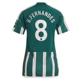 Manchester United Bruno Fernandes #8 Replika Bortedrakt Dame 2023-24 Kortermet