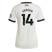 Manchester United Christian Eriksen #14 Replika Tredjedrakt Dame 2024-25 Kortermet