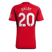 Manchester United Diogo Dalot #20 Replika Hjemmedrakt 2023-24 Kortermet