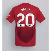 Manchester United Diogo Dalot #20 Replika Hjemmedrakt 2024-25 Kortermet