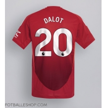 Manchester United Diogo Dalot #20 Replika Hjemmedrakt 2024-25 Kortermet