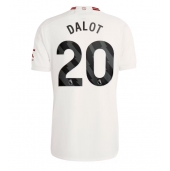 Manchester United Diogo Dalot #20 Replika Tredjedrakt 2023-24 Kortermet