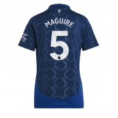 Manchester United Harry Maguire #5 Replika Bortedrakt Dame 2024-25 Kortermet