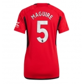 Manchester United Harry Maguire #5 Replika Hjemmedrakt Dame 2023-24 Kortermet