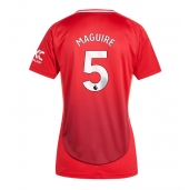 Manchester United Harry Maguire #5 Replika Hjemmedrakt Dame 2024-25 Kortermet