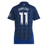 Manchester United Joshua Zirkzee #11 Replika Bortedrakt Dame 2024-25 Kortermet