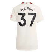 Manchester United Kobbie Mainoo #37 Replika Tredjedrakt Dame 2023-24 Kortermet