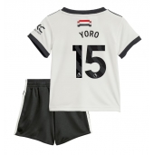 Manchester United Leny Yoro #15 Replika Tredjedrakt Barn 2024-25 Kortermet (+ bukser)