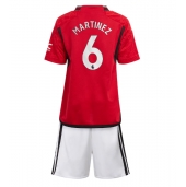 Manchester United Lisandro Martinez #6 Replika Hjemmedrakt Barn 2023-24 Kortermet (+ bukser)