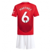 Manchester United Lisandro Martinez #6 Replika Hjemmedrakt Barn 2024-25 Kortermet (+ bukser)