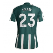 Manchester United Luke Shaw #23 Replika Bortedrakt 2023-24 Kortermet