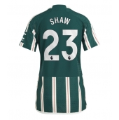 Manchester United Luke Shaw #23 Replika Bortedrakt Dame 2023-24 Kortermet