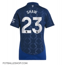 Manchester United Luke Shaw #23 Replika Bortedrakt Dame 2024-25 Kortermet