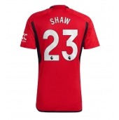 Manchester United Luke Shaw #23 Replika Hjemmedrakt 2023-24 Kortermet