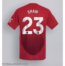 Manchester United Luke Shaw #23 Replika Hjemmedrakt 2024-25 Kortermet