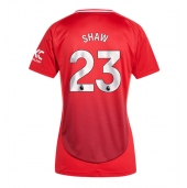 Manchester United Luke Shaw #23 Replika Hjemmedrakt Dame 2024-25 Kortermet