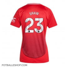 Manchester United Luke Shaw #23 Replika Hjemmedrakt Dame 2024-25 Kortermet