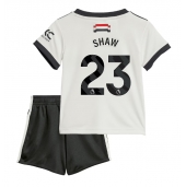 Manchester United Luke Shaw #23 Replika Tredjedrakt Barn 2024-25 Kortermet (+ bukser)