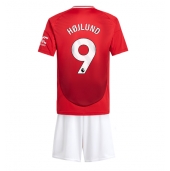 Manchester United Rasmus Hojlund #9 Replika Hjemmedrakt Barn 2024-25 Kortermet (+ bukser)