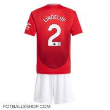 Manchester United Victor Lindelof #2 Replika Hjemmedrakt Barn 2024-25 Kortermet (+ bukser)