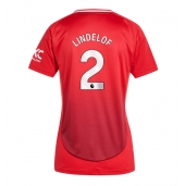 Manchester United Victor Lindelof #2 Replika Hjemmedrakt Dame 2024-25 Kortermet