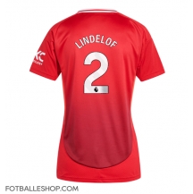 Manchester United Victor Lindelof #2 Replika Hjemmedrakt Dame 2024-25 Kortermet