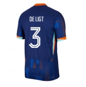 Nederland Matthijs de Ligt #3 Replika Bortedrakt EM 2024 Kortermet