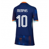 Nederland Memphis Depay #10 Replika Bortedrakt Dame EM 2024 Kortermet