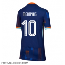 Nederland Memphis Depay #10 Replika Bortedrakt Dame EM 2024 Kortermet