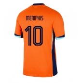 Nederland Memphis Depay #10 Replika Hjemmedrakt EM 2024 Kortermet