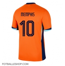 Nederland Memphis Depay #10 Replika Hjemmedrakt EM 2024 Kortermet