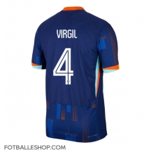 Nederland Virgil van Dijk #4 Replika Bortedrakt EM 2024 Kortermet