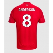 Nottingham Forest Elliot Anderson #8 Replika Hjemmedrakt 2024-25 Kortermet