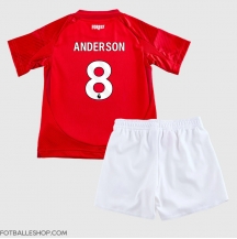 Nottingham Forest Elliot Anderson #8 Replika Hjemmedrakt Barn 2024-25 Kortermet (+ bukser)