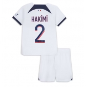 Paris Saint-Germain Achraf Hakimi #2 Replika Bortedrakt Barn 2023-24 Kortermet (+ bukser)