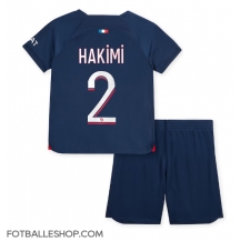 Paris Saint-Germain Achraf Hakimi #2 Replika Hjemmedrakt Barn 2023-24 Kortermet (+ bukser)