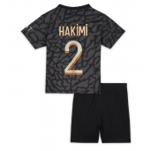 Paris Saint-Germain Achraf Hakimi #2 Replika Tredjedrakt Barn 2023-24 Kortermet (+ bukser)