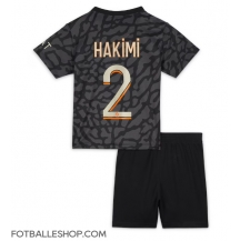 Paris Saint-Germain Achraf Hakimi #2 Replika Tredjedrakt Barn 2023-24 Kortermet (+ bukser)