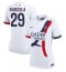 Paris Saint-Germain Bradley Barcola #29 Replika Bortedrakt Dame 2024-25 Kortermet