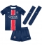 Paris Saint-Germain Bradley Barcola #29 Replika Hjemmedrakt Barn 2024-25 Kortermet (+ bukser)