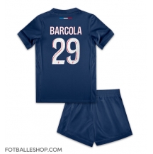 Paris Saint-Germain Bradley Barcola #29 Replika Hjemmedrakt Barn 2024-25 Kortermet (+ bukser)