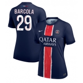 Paris Saint-Germain Bradley Barcola #29 Replika Hjemmedrakt Dame 2024-25 Kortermet