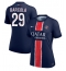 Paris Saint-Germain Bradley Barcola #29 Replika Hjemmedrakt Dame 2024-25 Kortermet